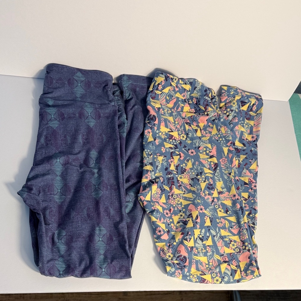 LuLaRoe Women’s Lightweight Leggings Bundle (2) One Size NWOT